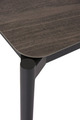 Havebord 205 x 104 cm i sort Grey Stone Look